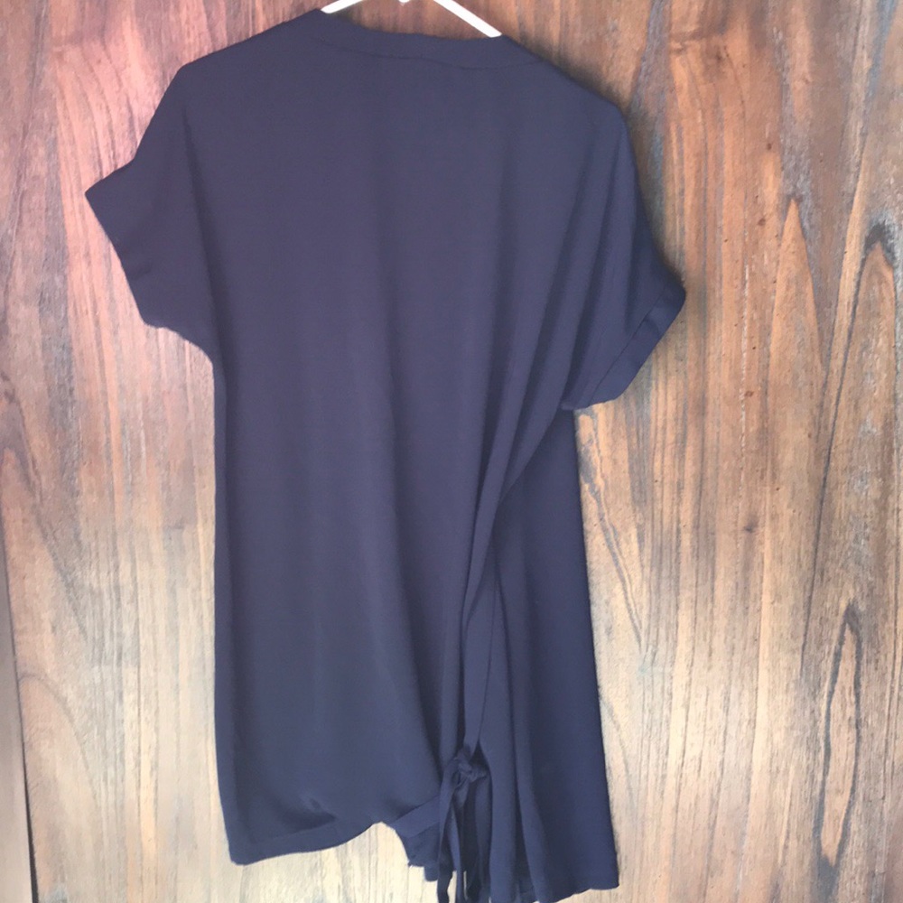 TOBI | Winona Wrap dolman skater navy dress - Picture 7 of 7
